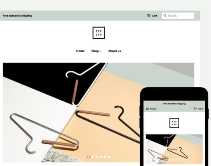 Minimal theme of Shopify