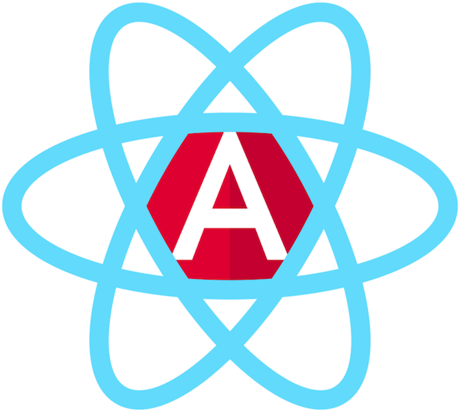 Angular & React icon | Web development process | Web development services in Pakistan