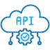 API icon | Cloud Soft | Web development services in Pakistan development