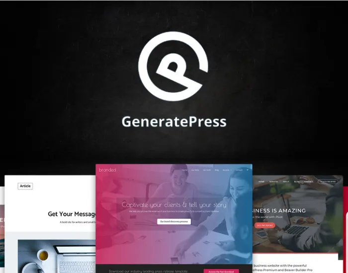 A view of GeneratePress - free WordPress Theme for Bloggers