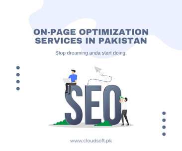 Image shows the on page optimization services in pakistan - list of seo services in pakistan